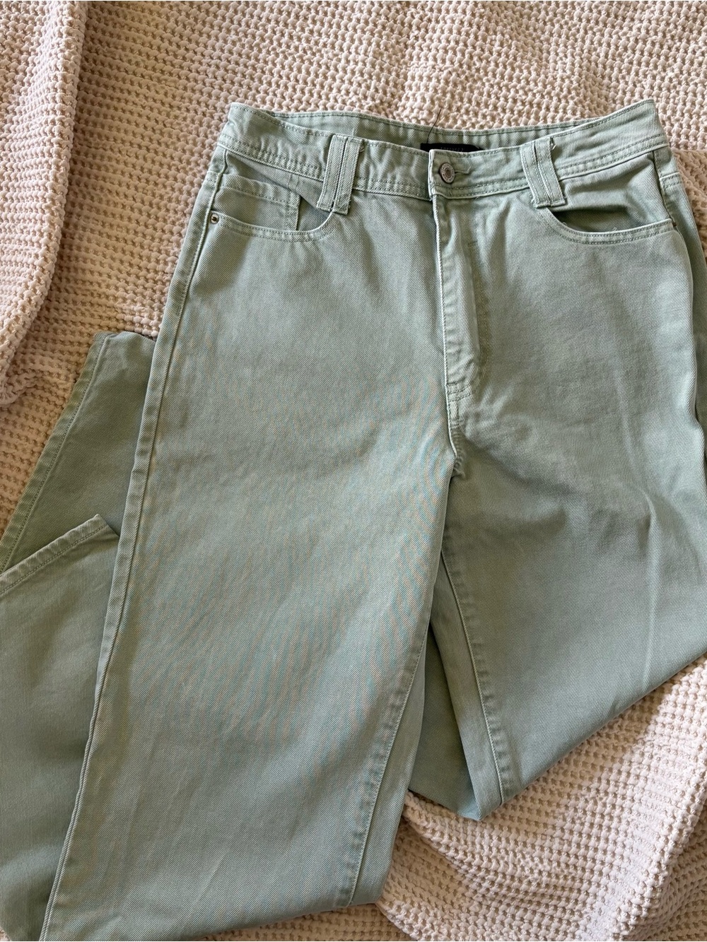 forever 21 sage green wide leg jeans